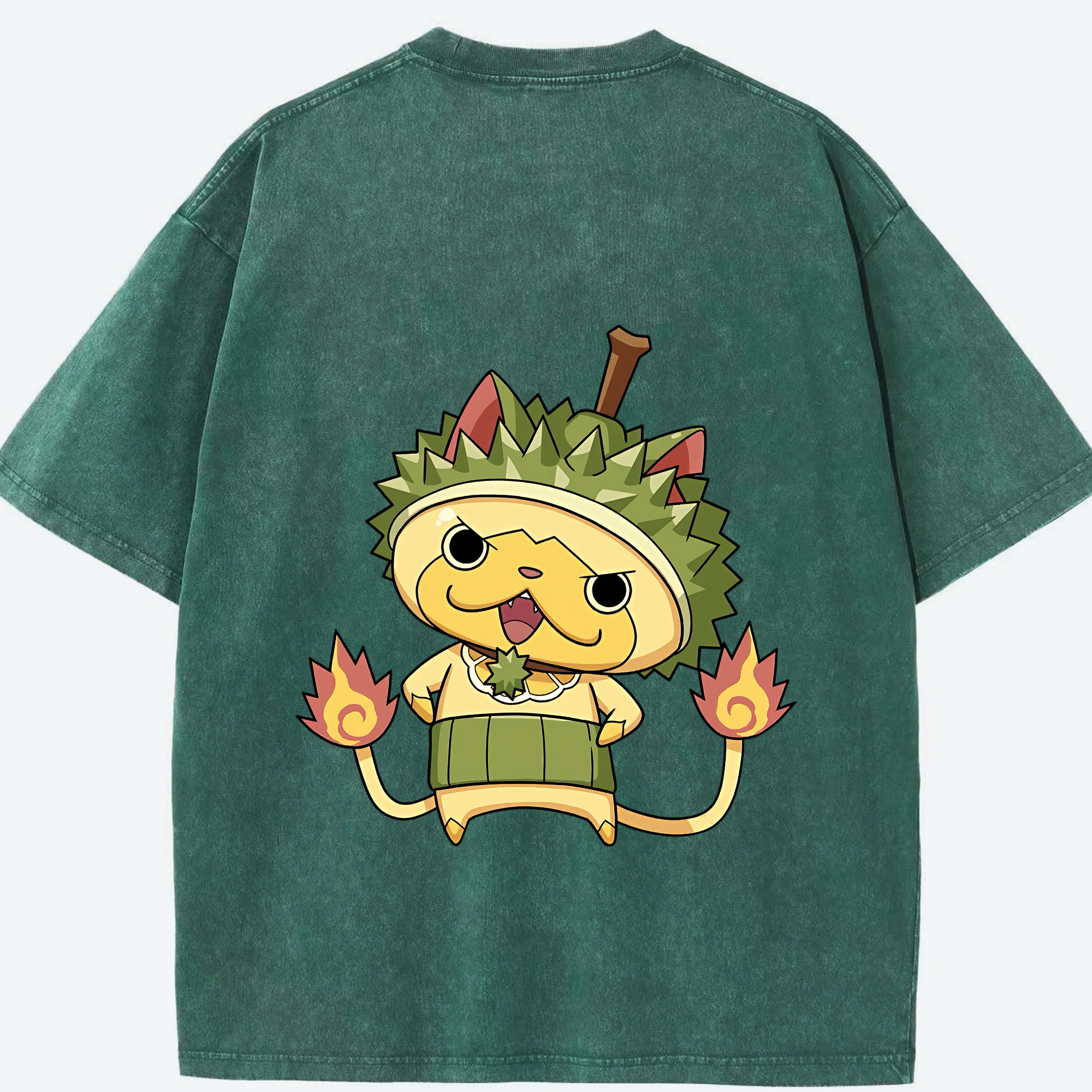 （画像用） 妖怪ウォッチ Yo-kai Watch 綿100% ヴィンテージ風 半袖Tシャツ（背面プリント）